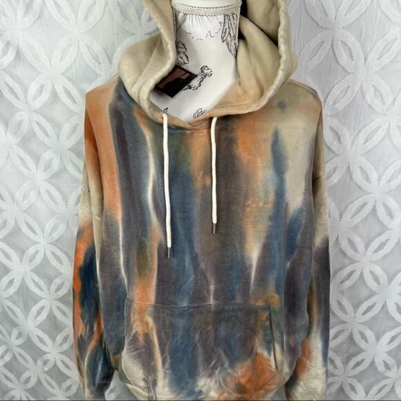 JOHN ELLIOTT Alma Oversized Hoodie Volcano Tie Dye Size S NWT $495 - Picture 9 of 13